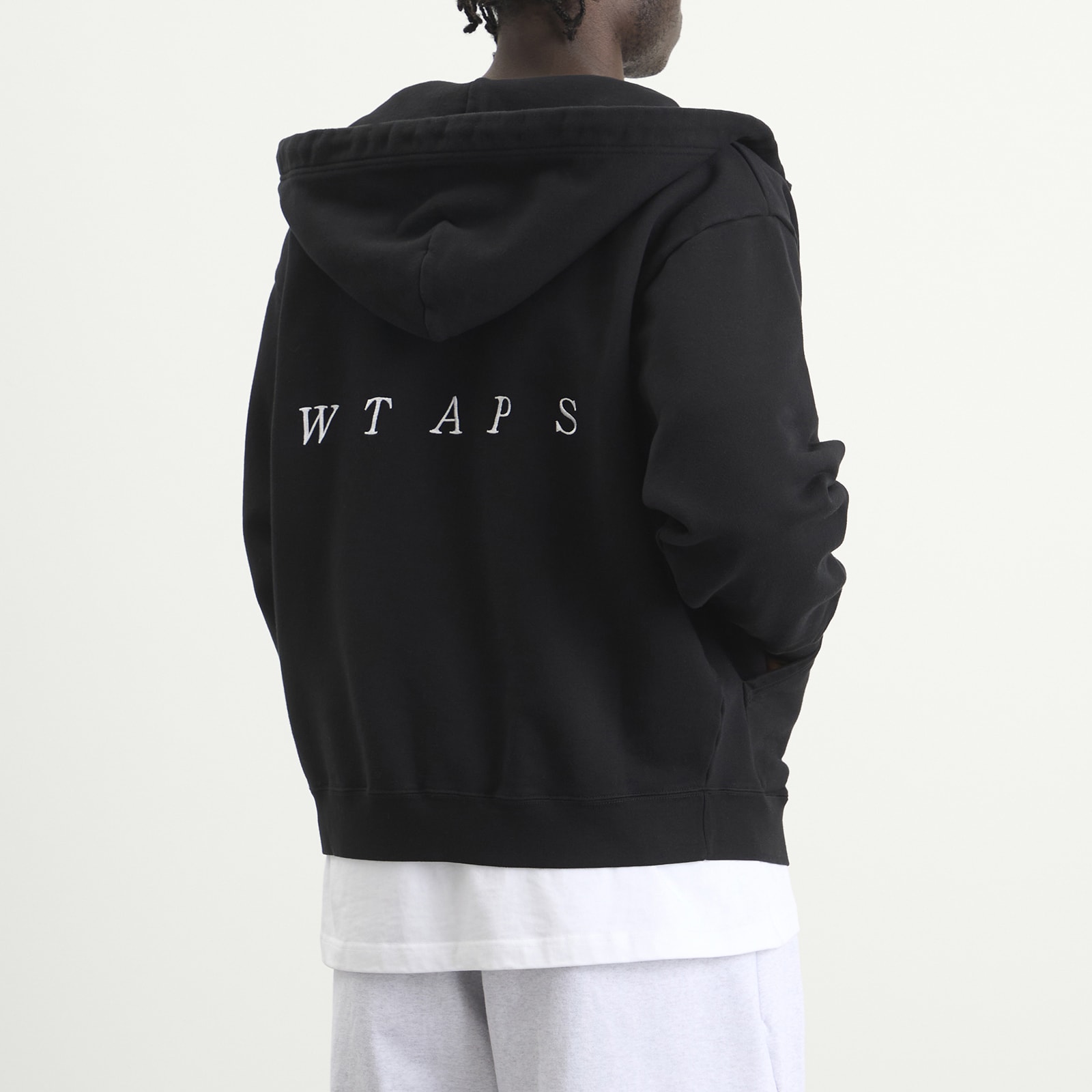Men's Throwdy Zip Hoody in Black