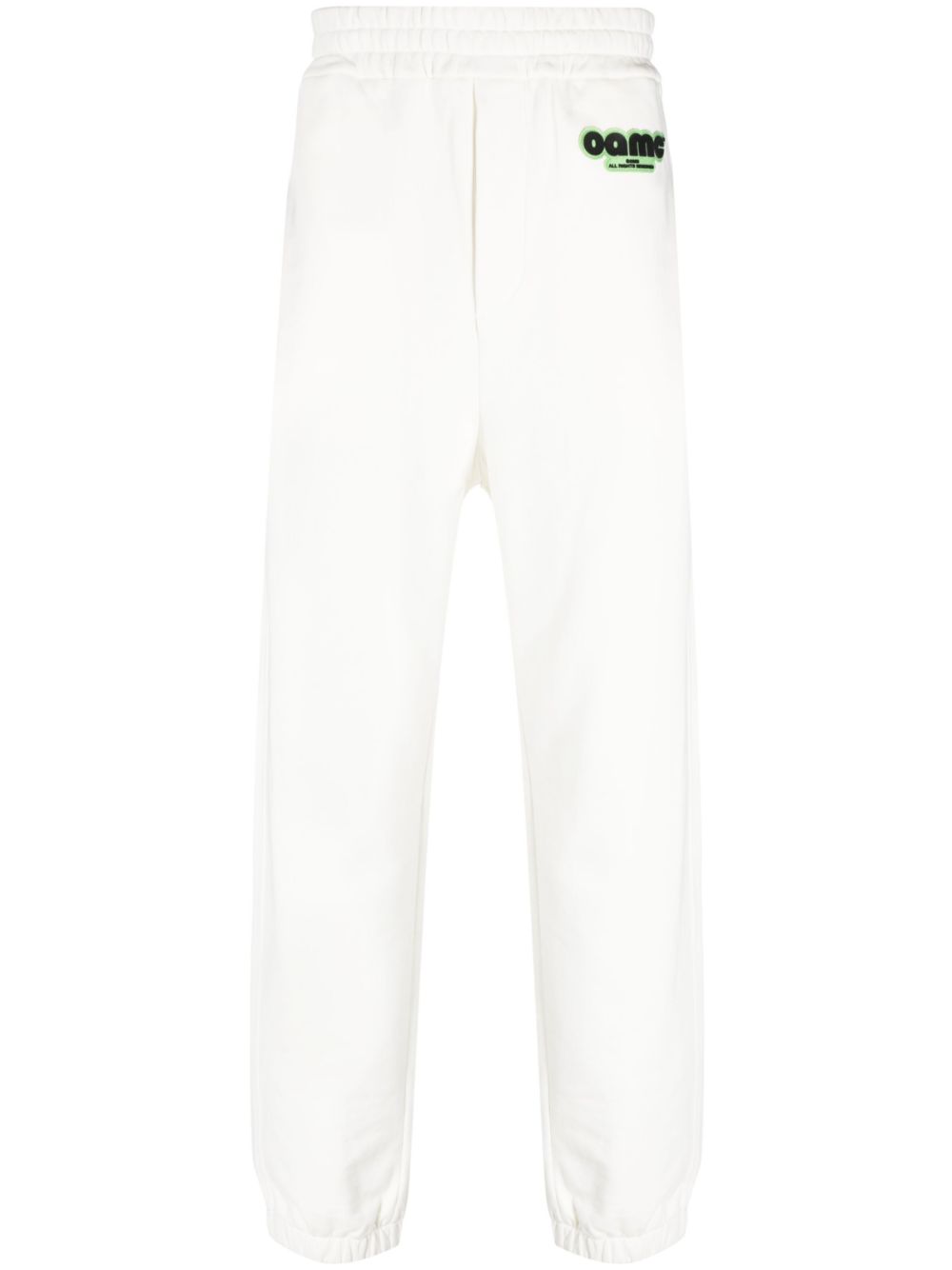 Logo-print jersey track pant - Black