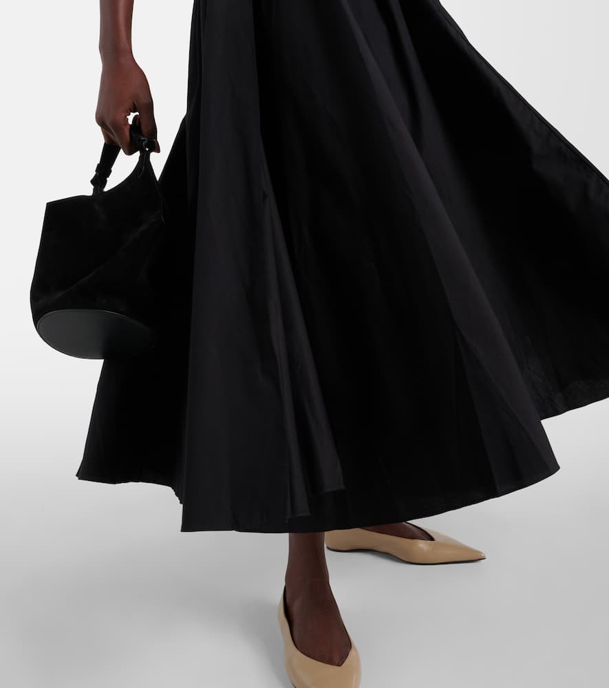Solene cotton poplin midi dress