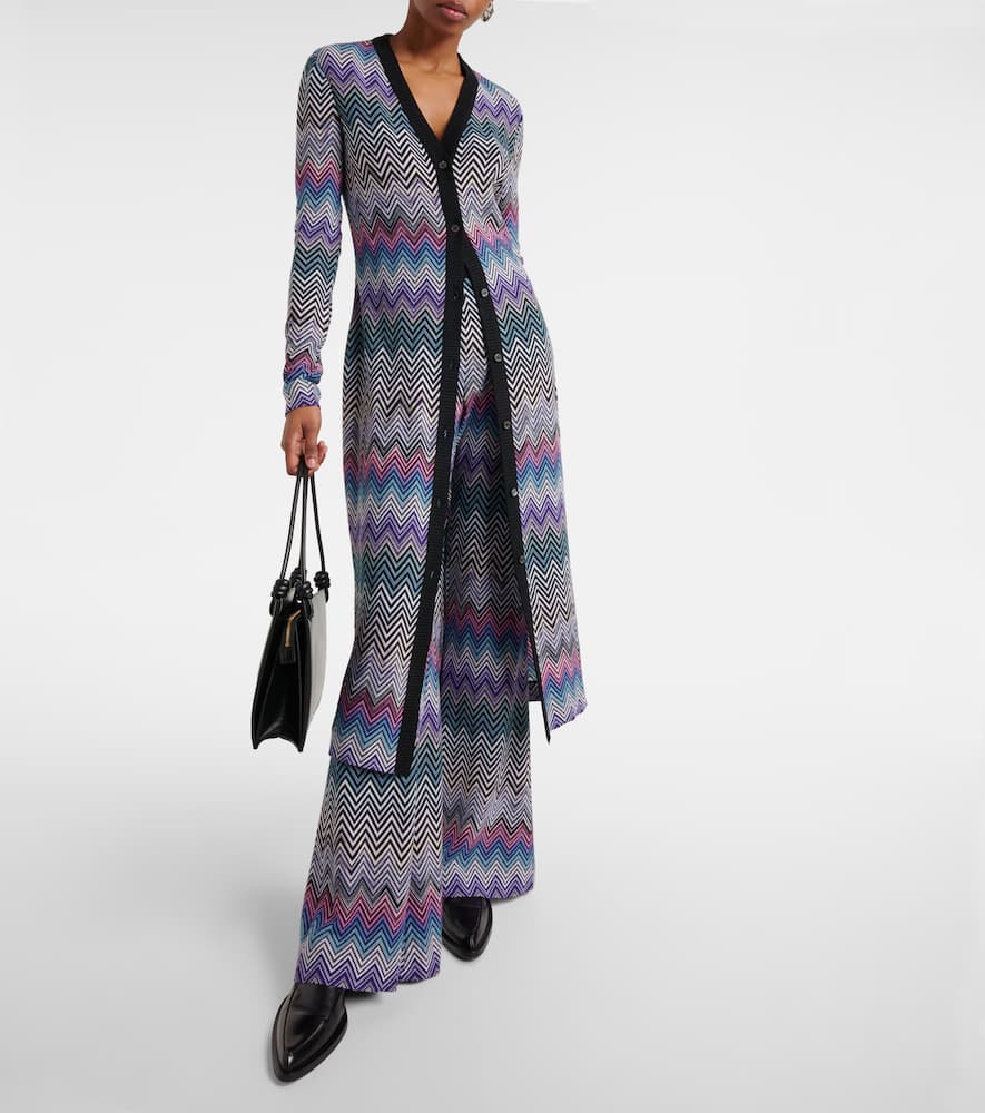 Zig Zag flared pants