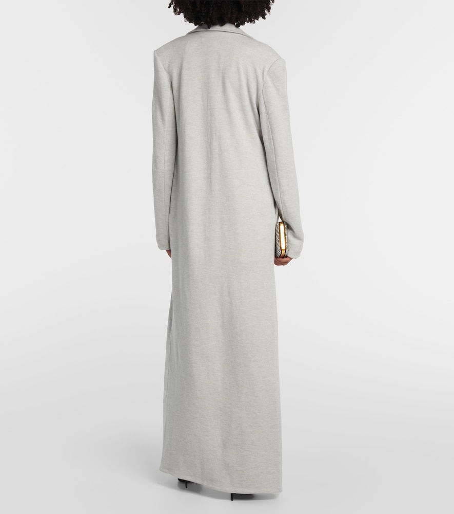 Alpaca-blend overcoat