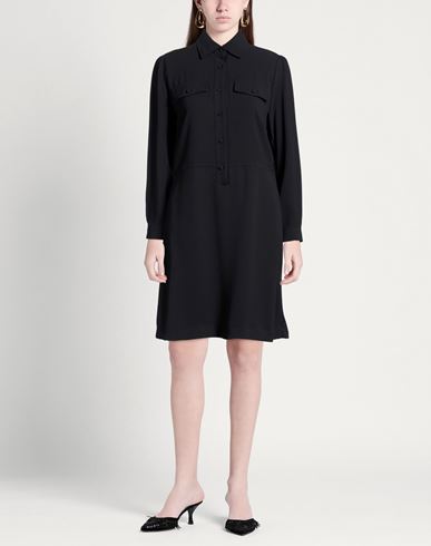 Woman Mini dress Black Size S Polyester, Elastane