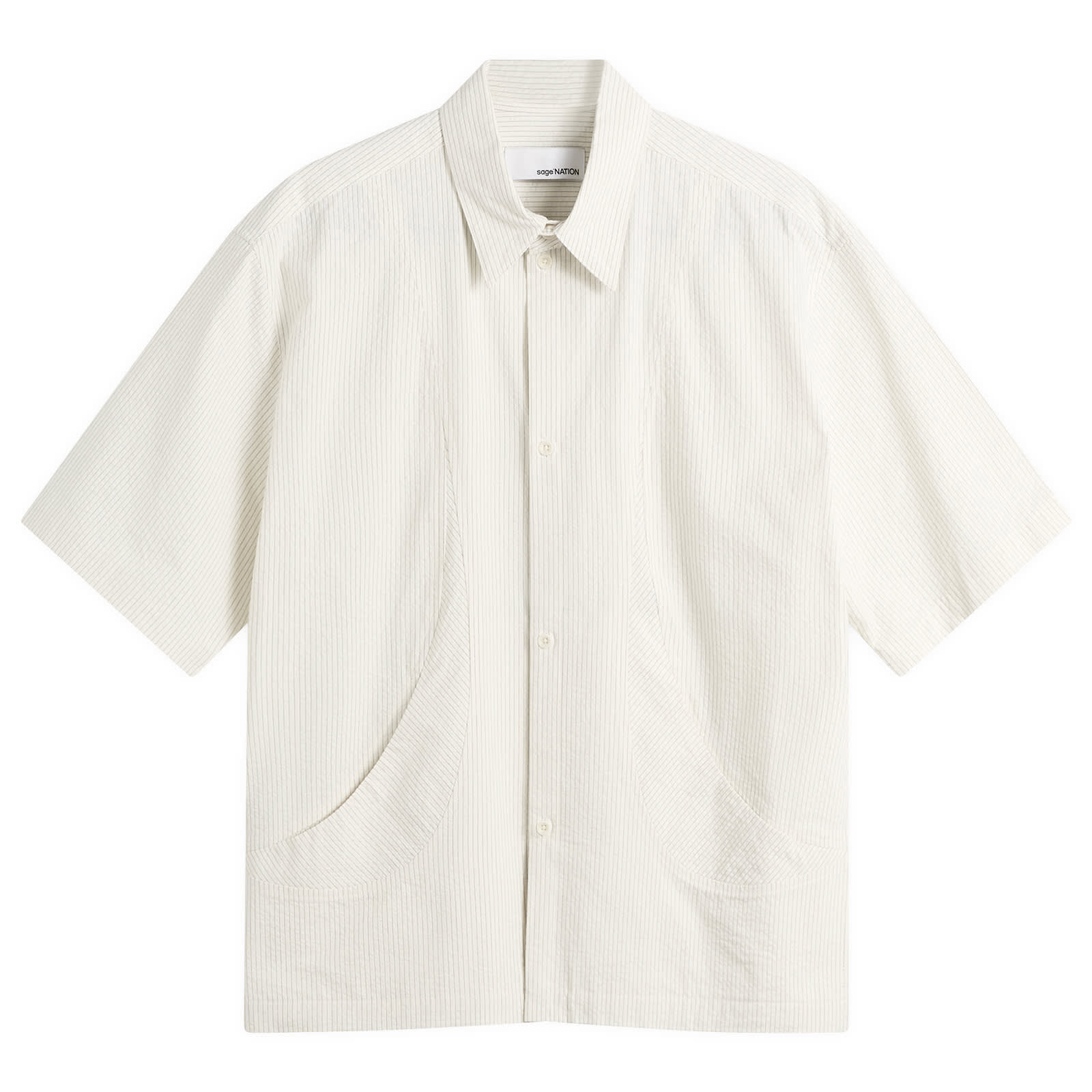 Men's Takeshi Shirt in Ivory Stripe