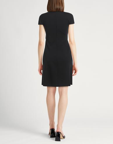 Woman Mini dress Black Size 6 Viscose, Polyamide, Elastane
