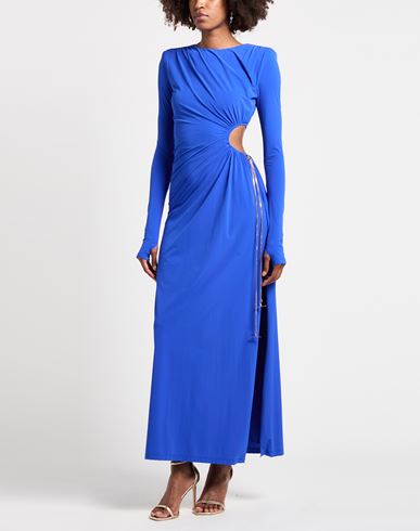 Danamé Woman Maxi dress Bright blue Size 6 Polyamide, Elastane