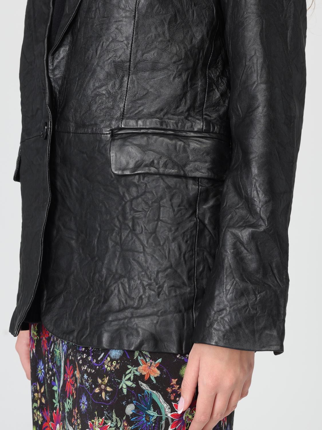 Verys Fróisse leather jacket - Brown