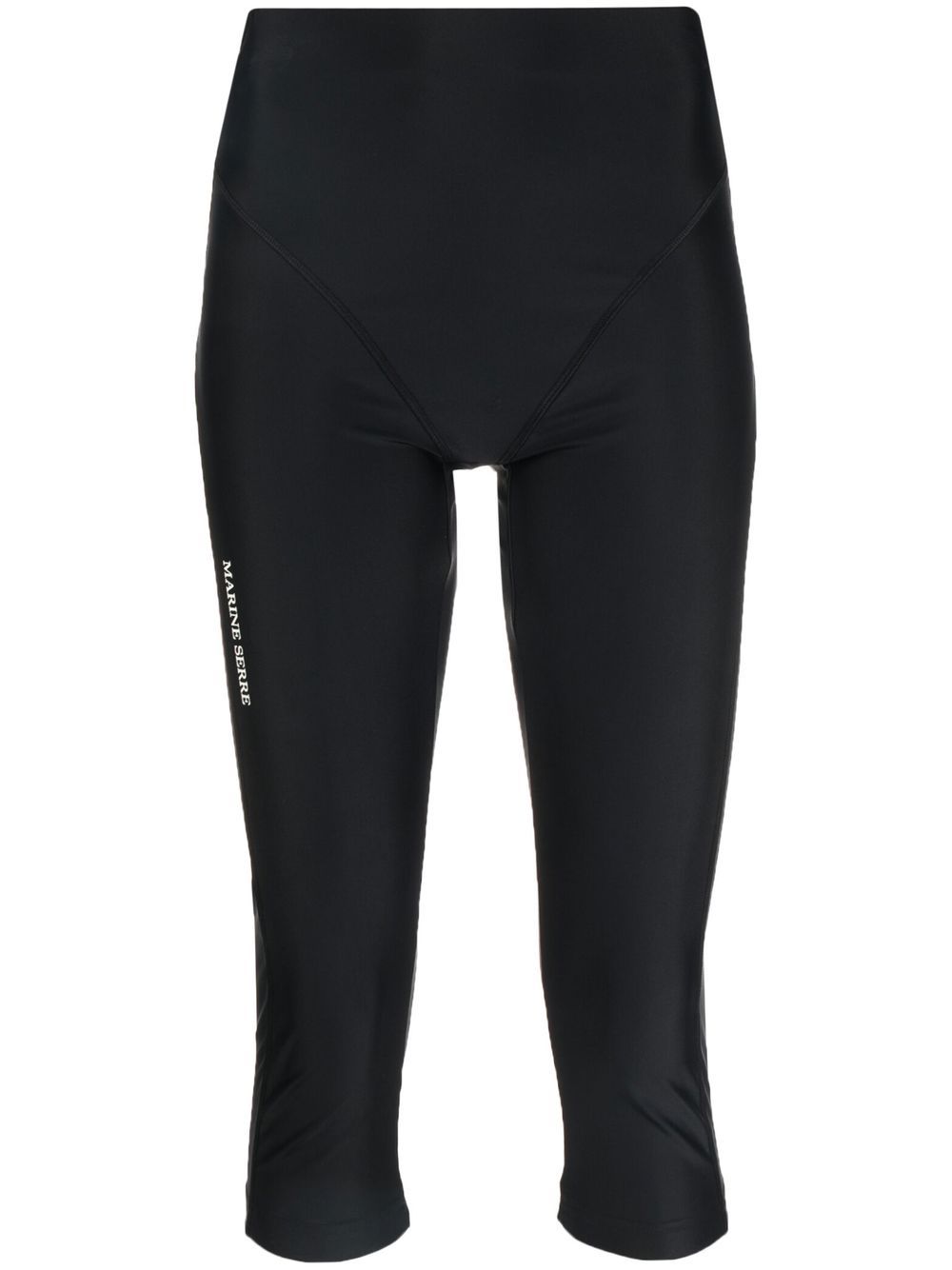 Regenerated Active cropped leggings - Black