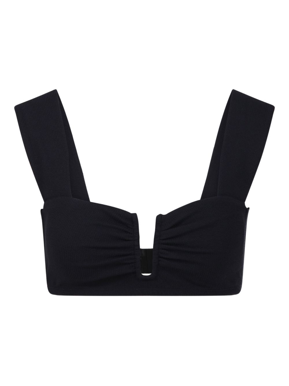 By Malene Birger Belira ruched-detail bikini top - Black