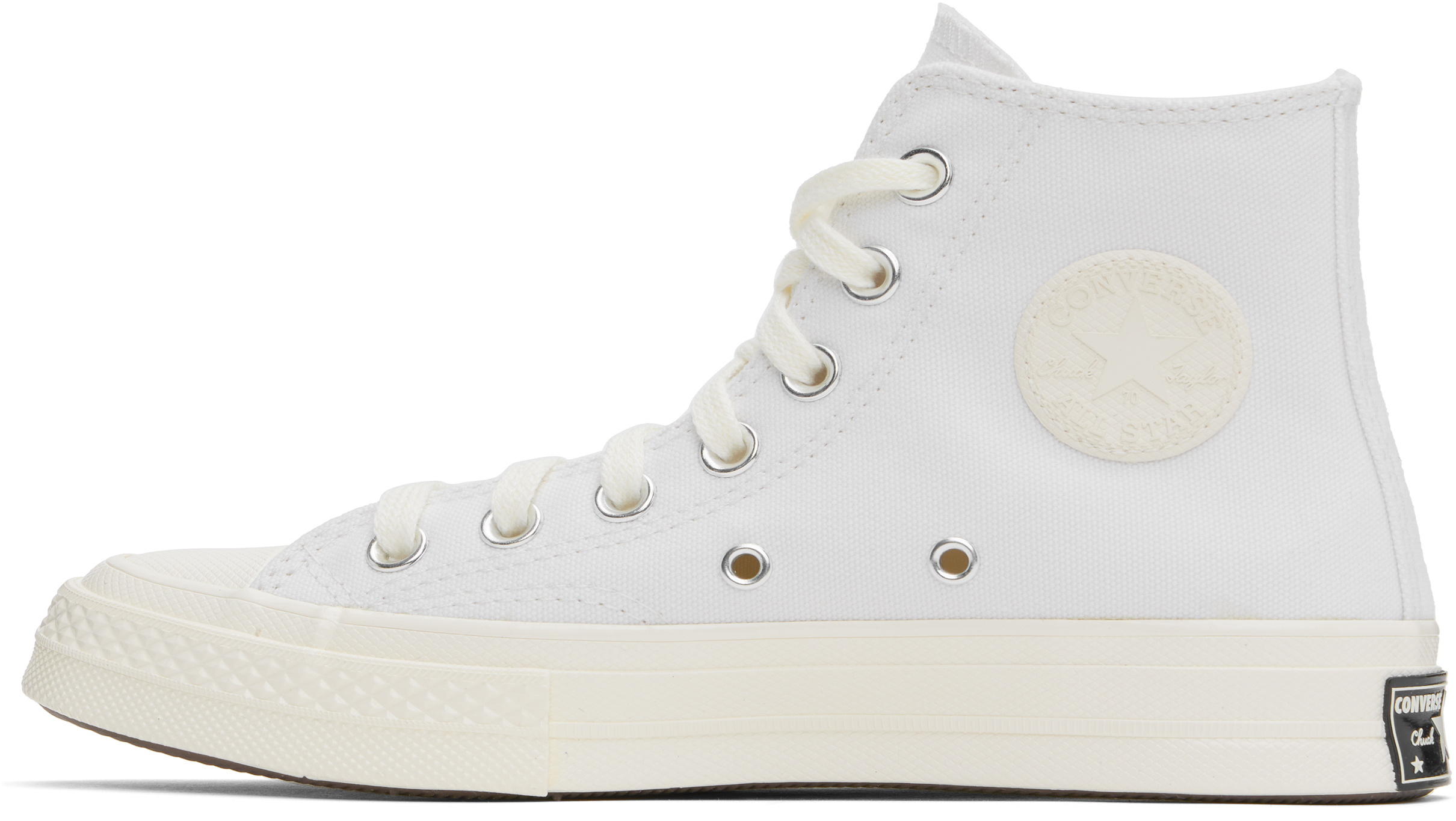 White Chuck 70 Textured High Top Sneakers
