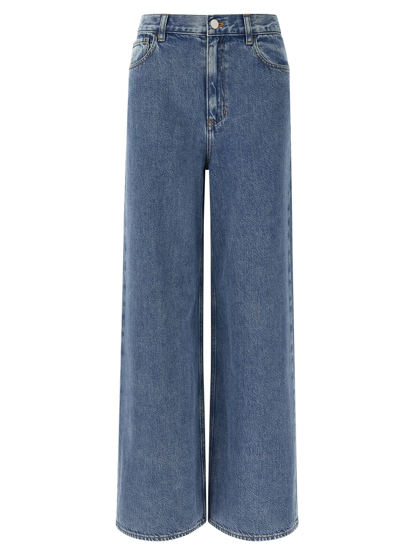 High-waisted Wide-leg Jeans