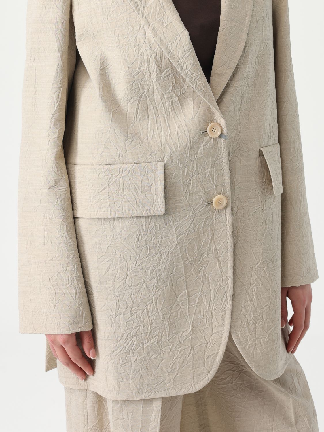 Blazer MAX MARA Woman color Beige