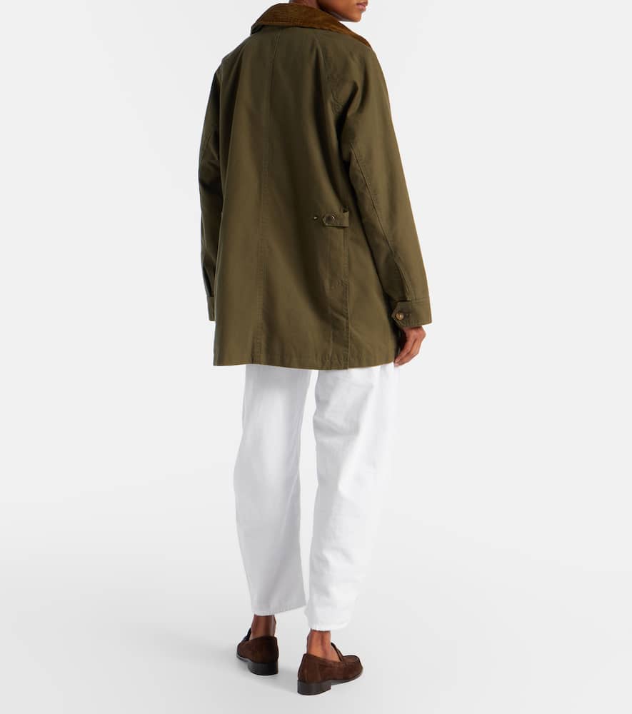 High-rise barrel-leg jeans