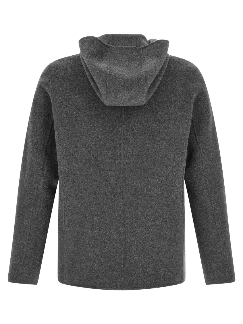 Giorgio Brato - hooded coat featuring functional side pocket