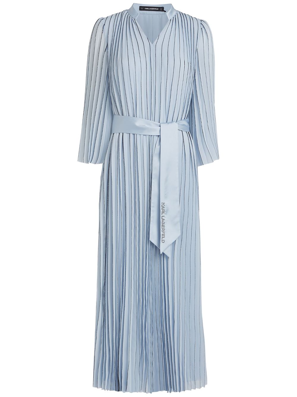Pleated dress - Blue
