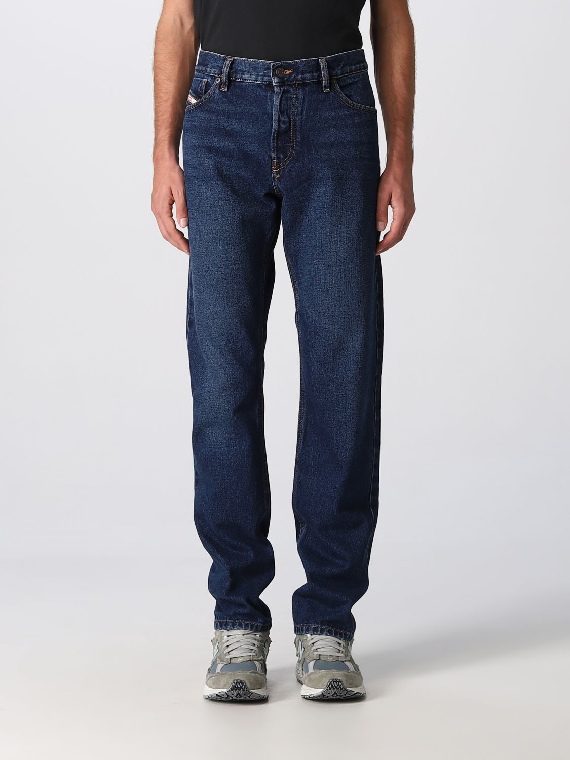 Pants Men color Denim