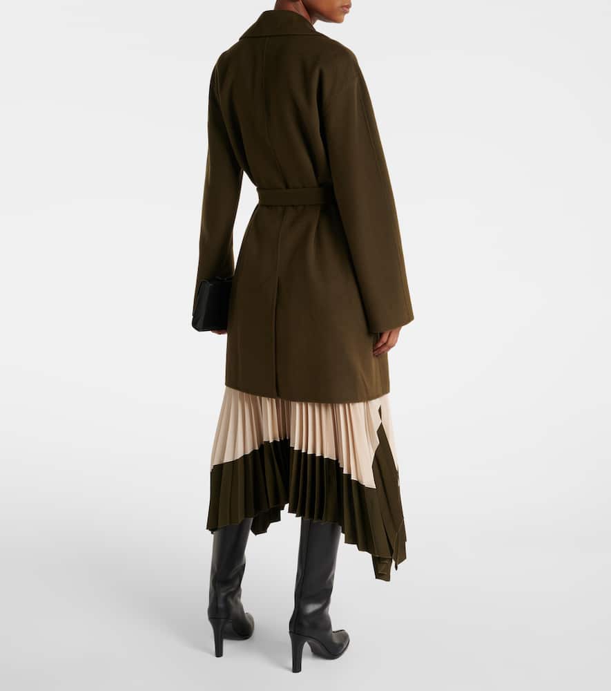 Joseph Light Double Face Cranwood wool and silk coat
