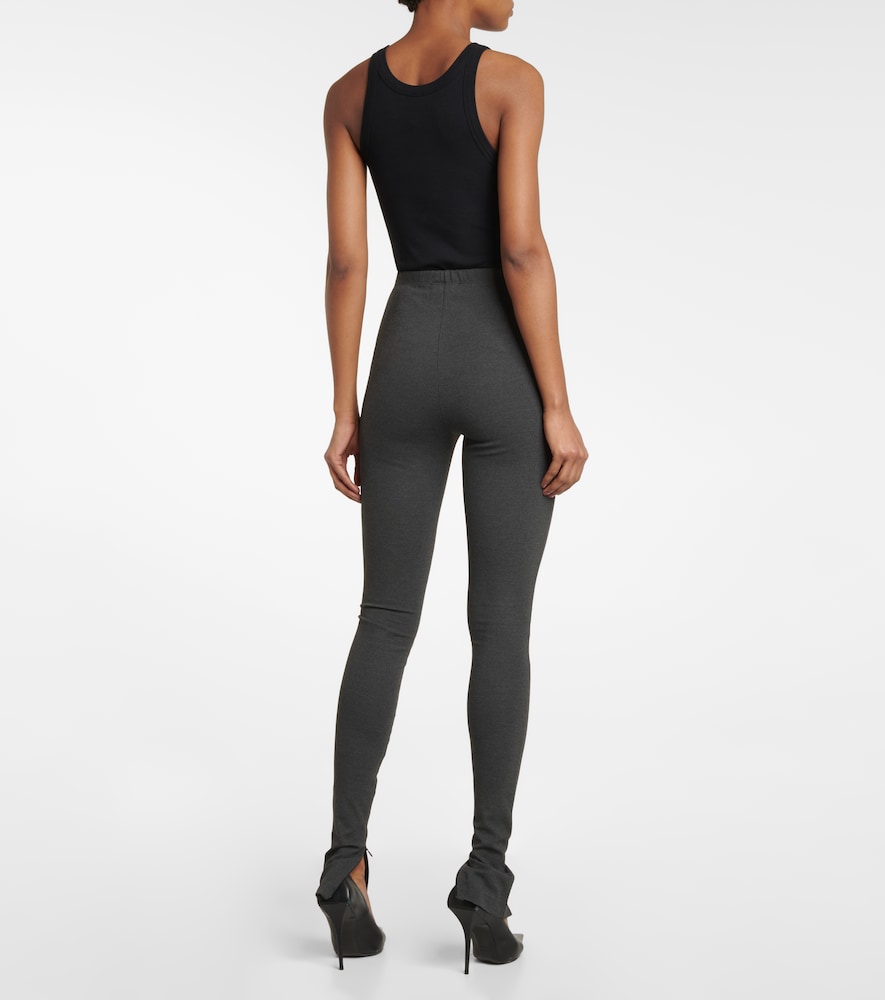 High-rise skinny pants