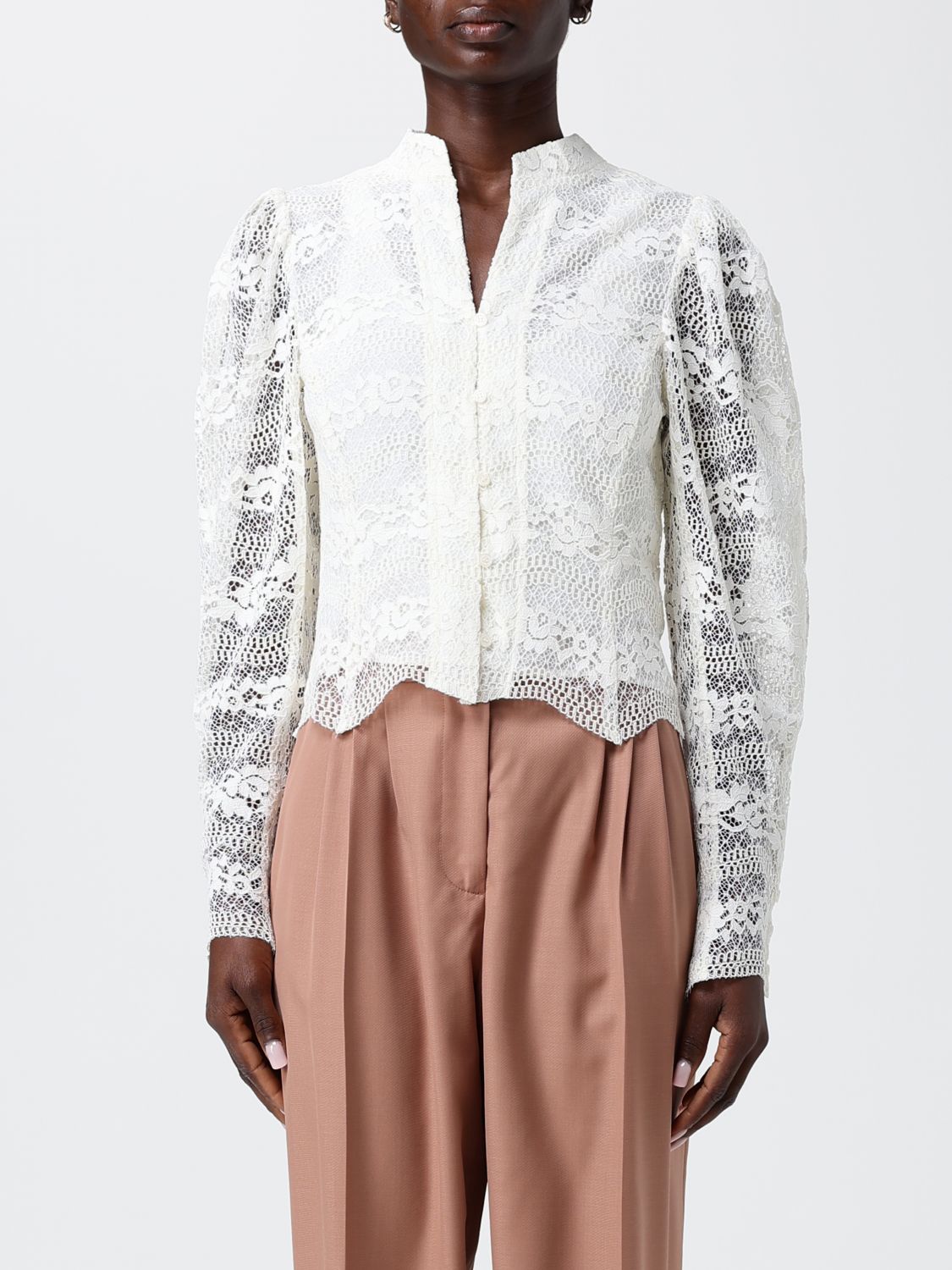 Jacket Woman color Pearl