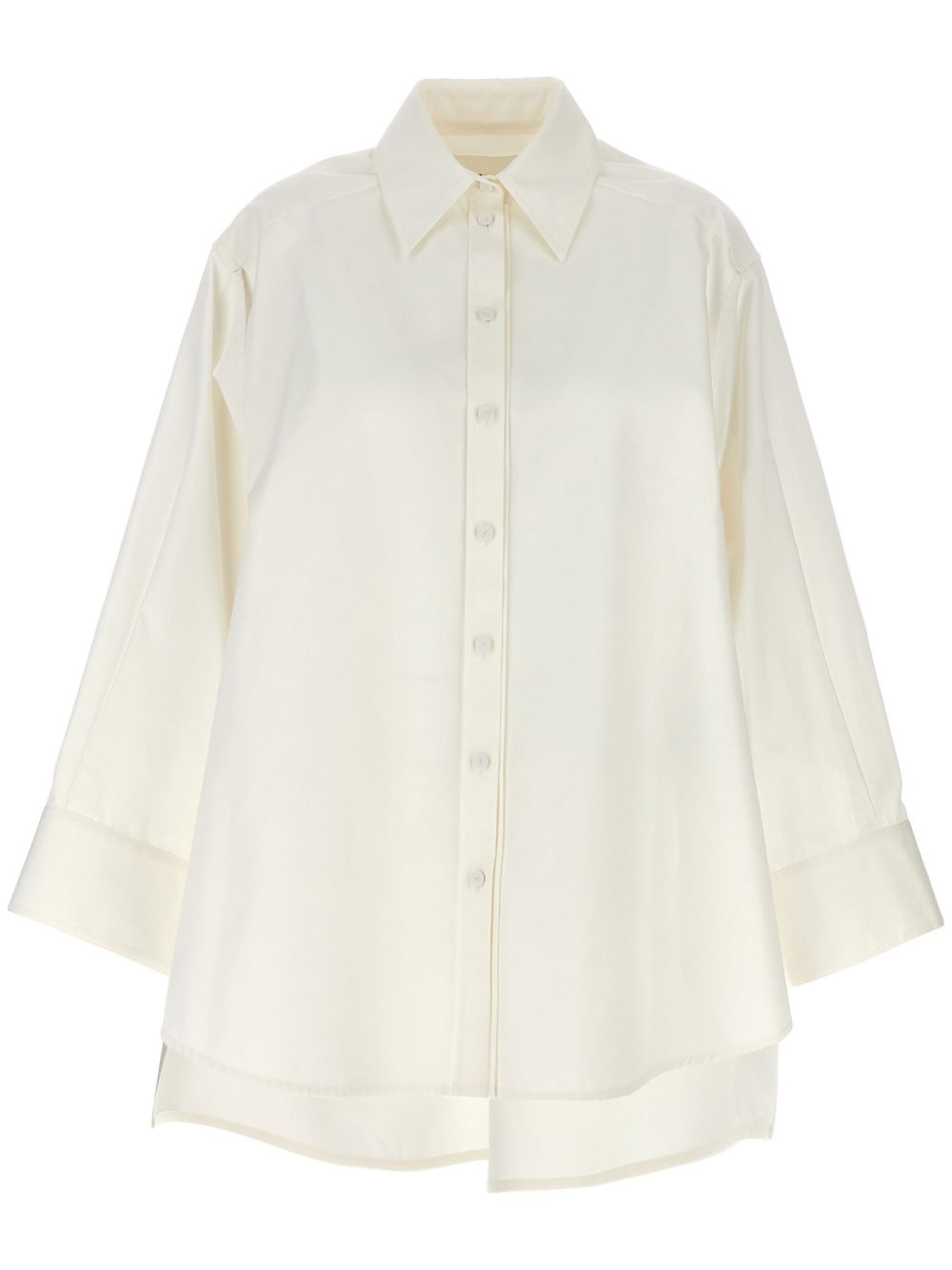 Cut-out armhole shirt - White