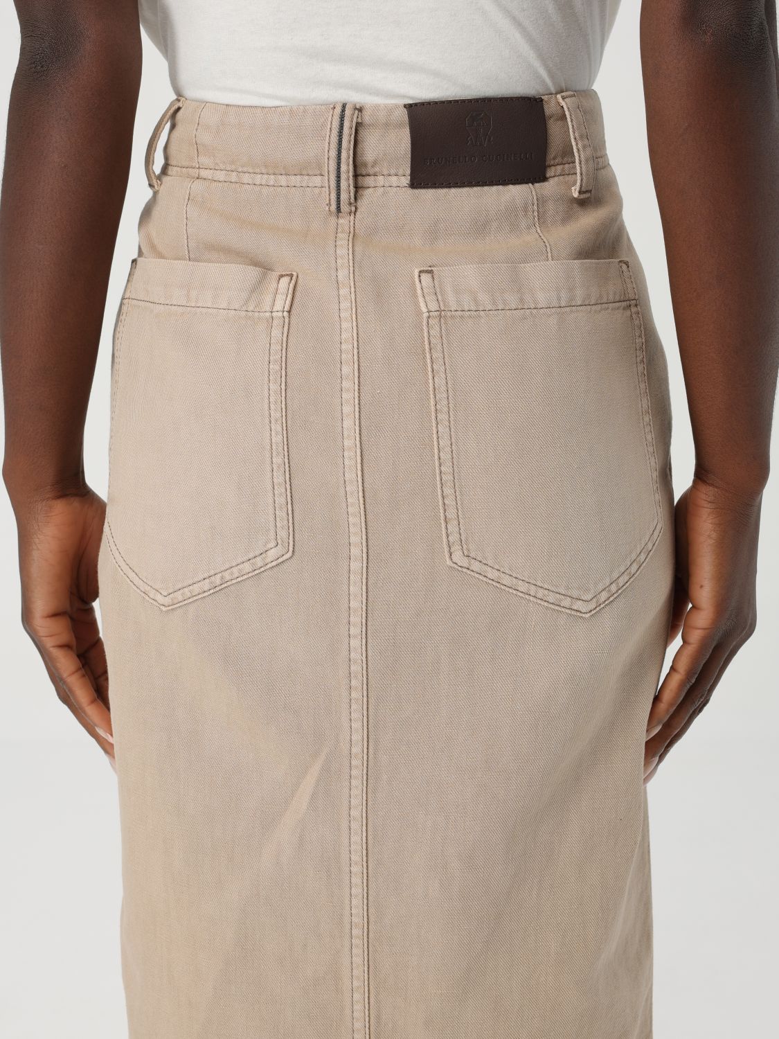 Skirt Woman color Beige