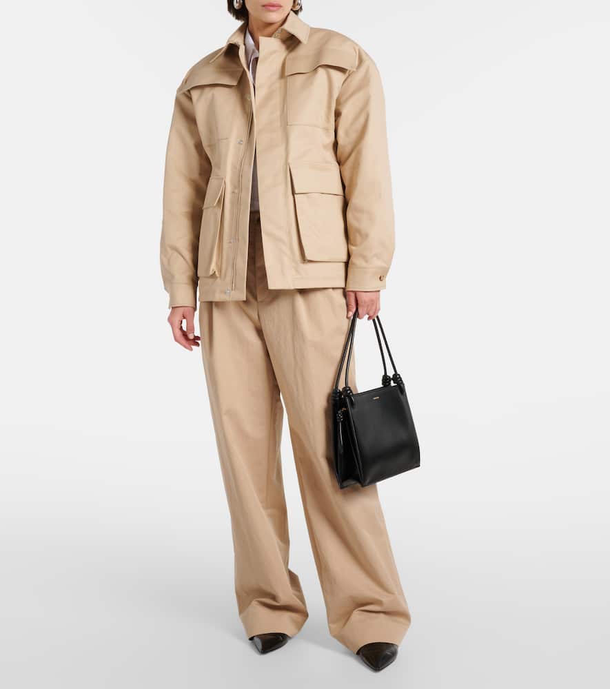 Wardrobe. NYC Drill Chino cotton-blend wide-leg pants