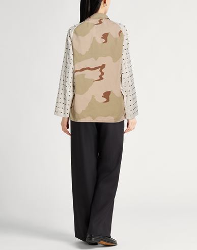 Woman Shirt Sand Size L Cotton
