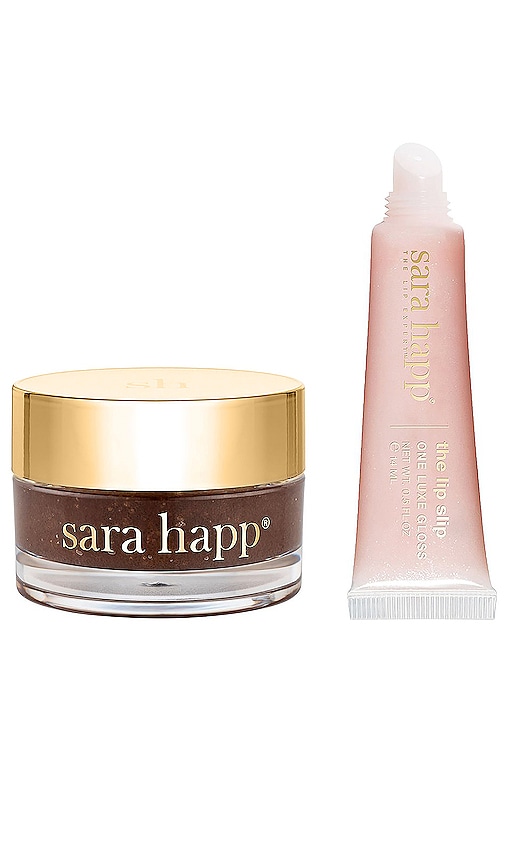 Sara happ Let's Glow: Lip Scrub & Shine Kit in NA