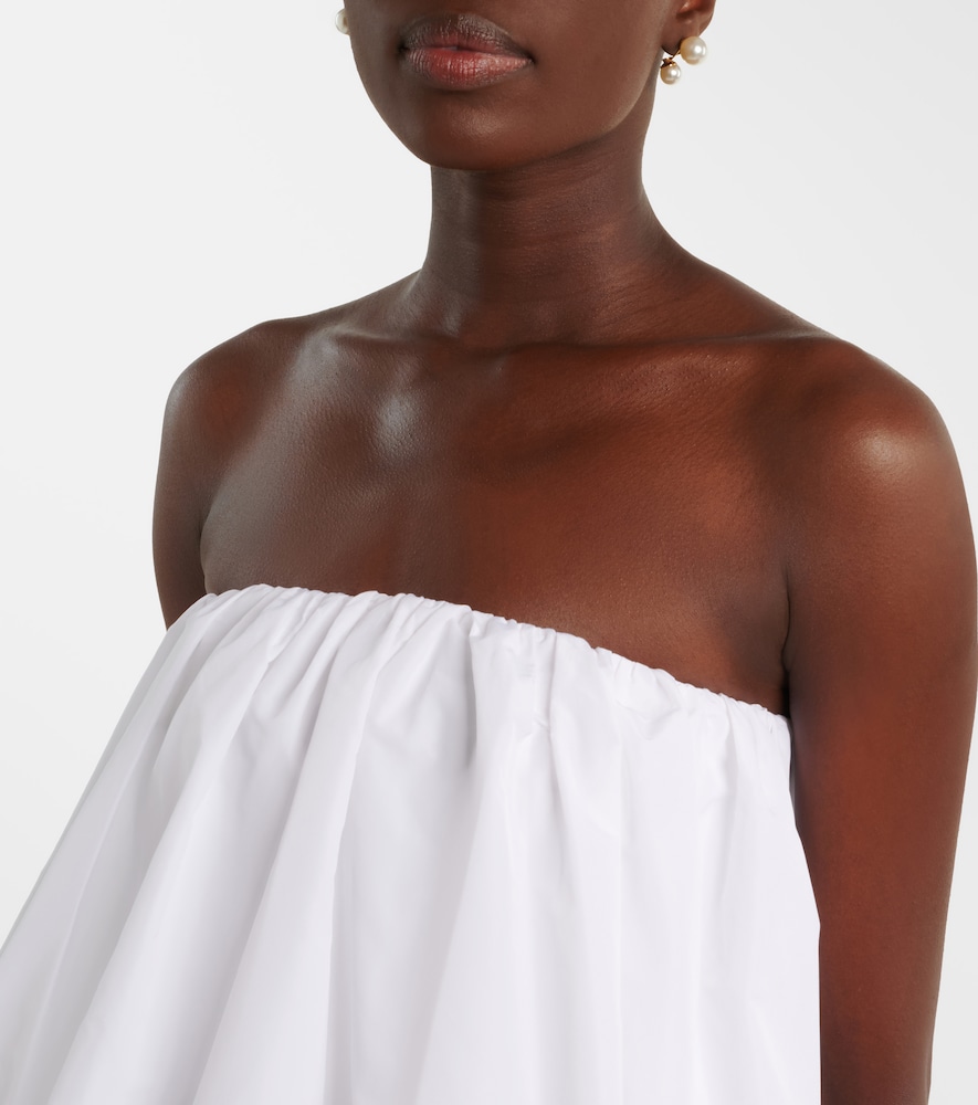 Strapless minidress