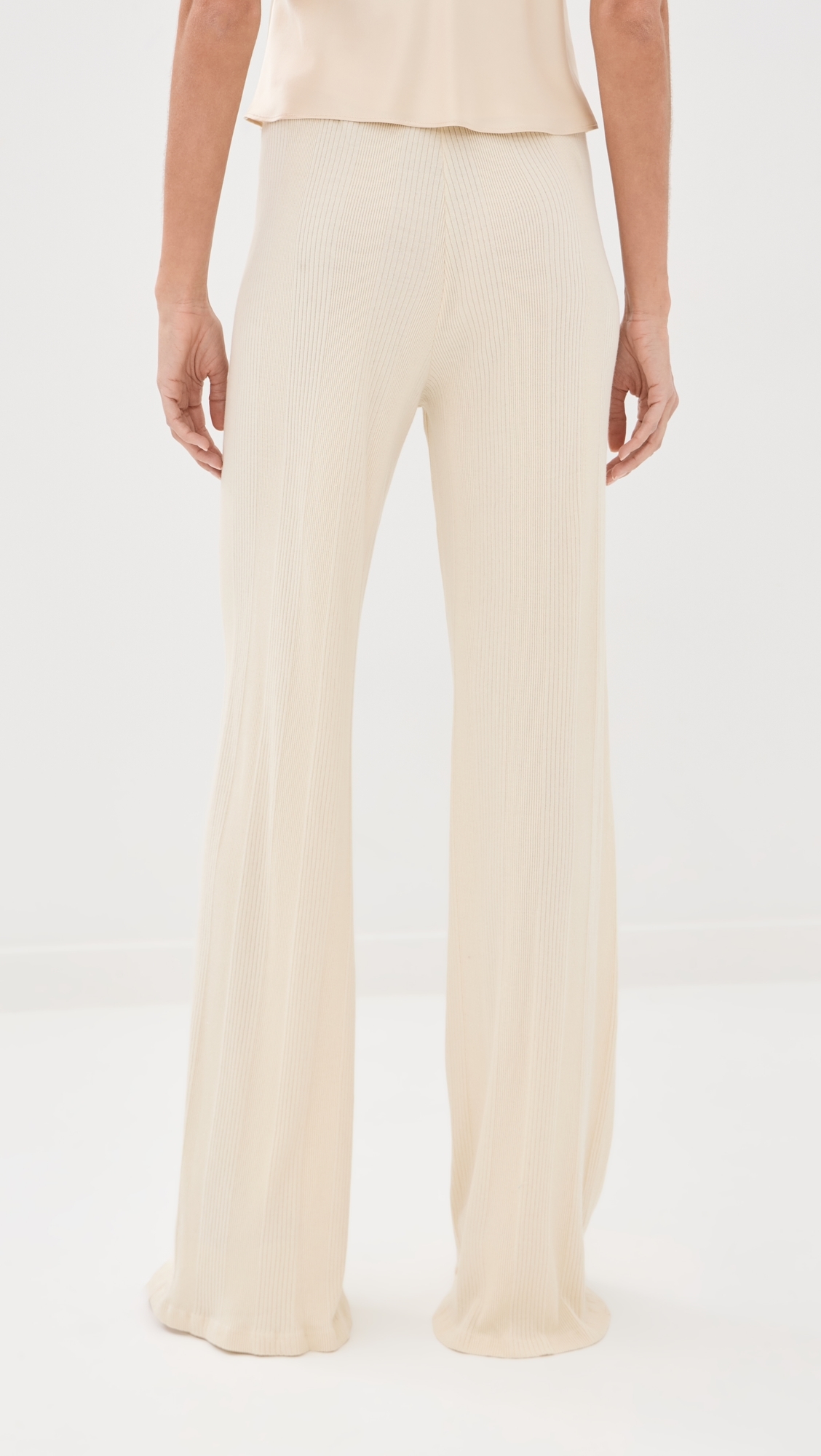 Wide Leg Easy Pants Creme