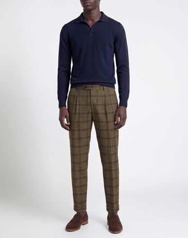 Man Pants Sand Size 30 Polyester, Viscose, Elastane