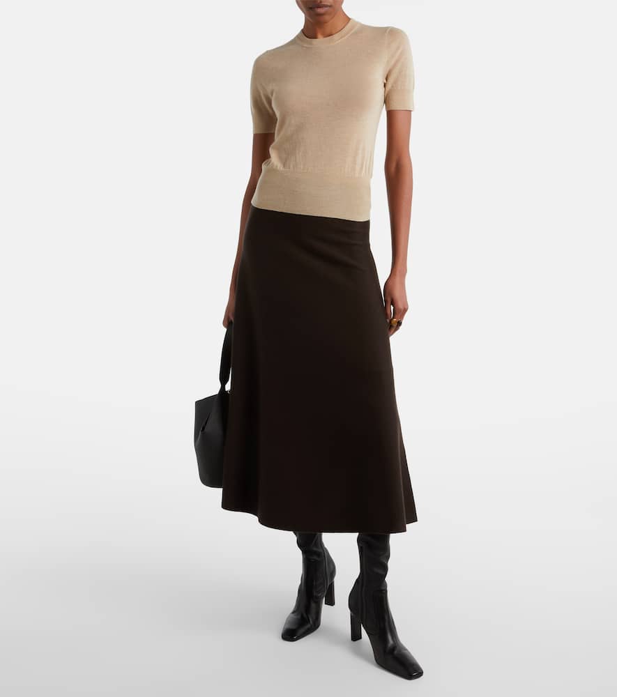 Cashair cashmere top