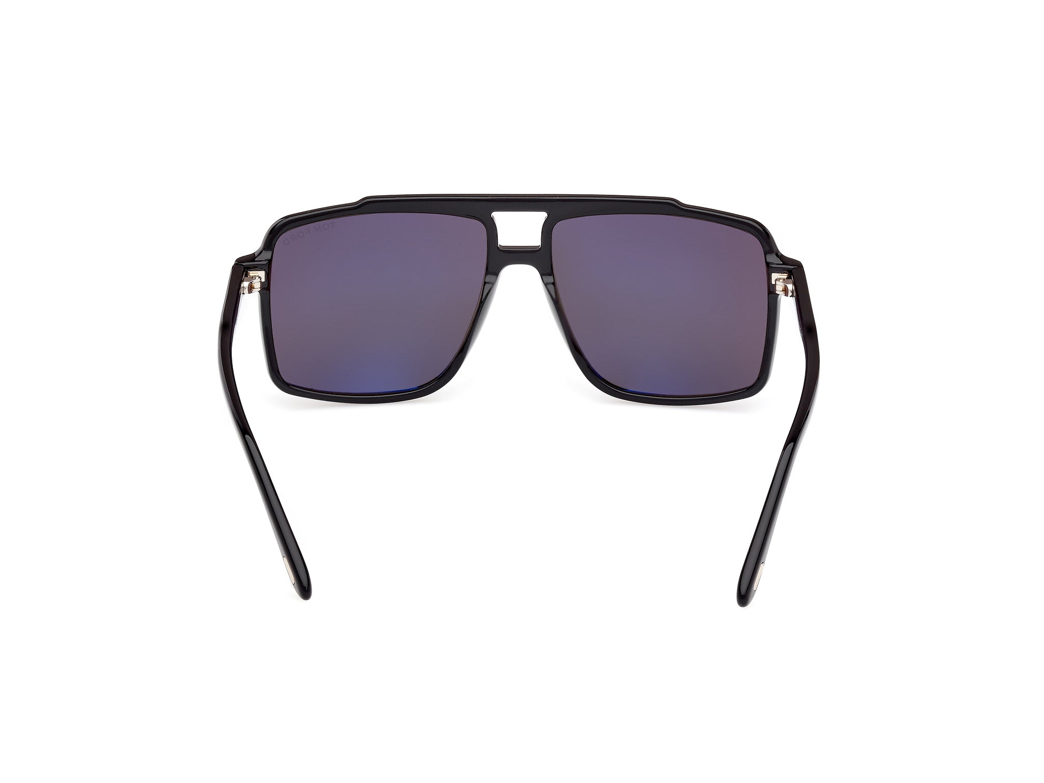 TOM FORD Man TOM FORD FT1177 KEMP 01A Sunglasses Acetate Black Smoke Squared Norma