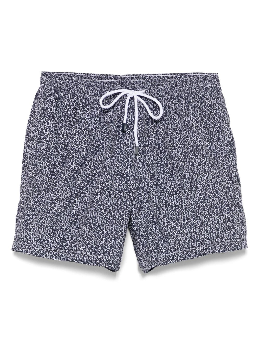 Barba floral-print swim shorts - Blue