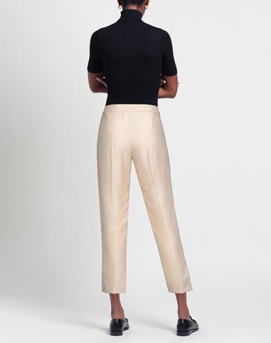Woman Pants Beige Size 8 Viscose, Polyester, Polyamide