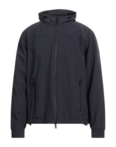 Man Jacket Navy Size 3XL Polyester, Elastane