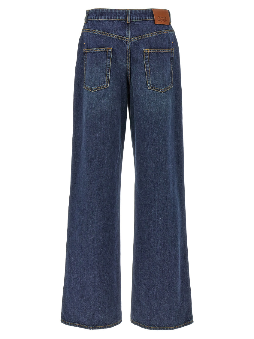 -Denim Jeans Blu-Donna