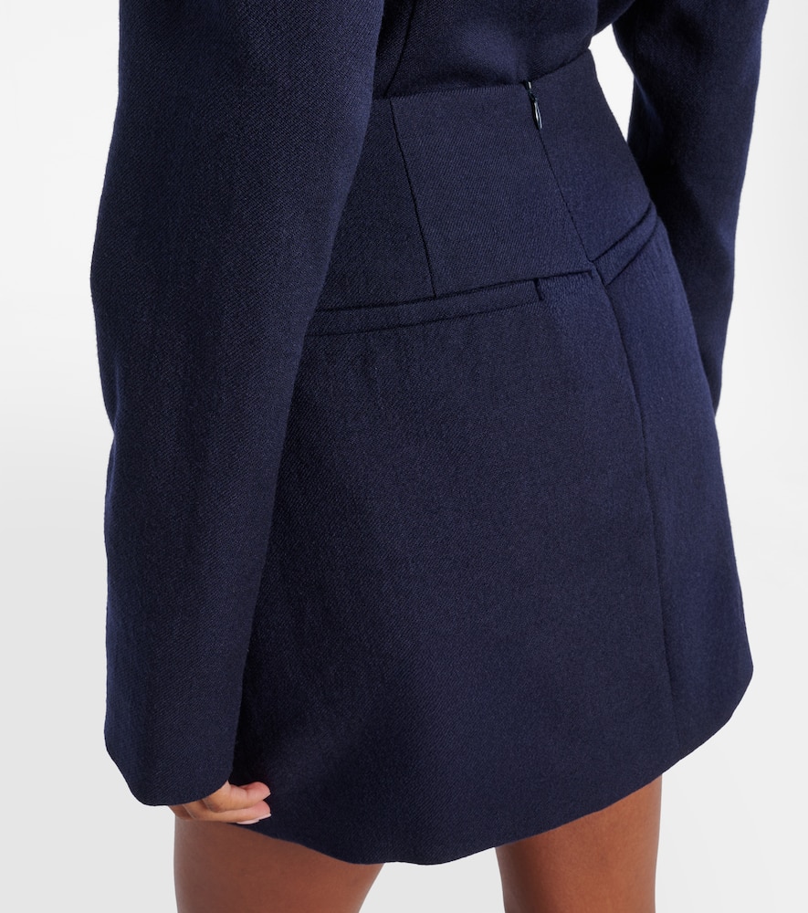 Jeanette virgin wool miniskirt