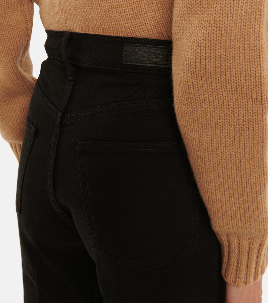 High-rise slim jeans