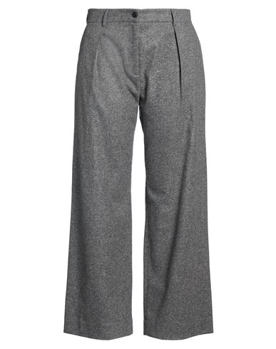 Woman Pants Grey Size 12 Wool, Polyamide, Silk, Elastane