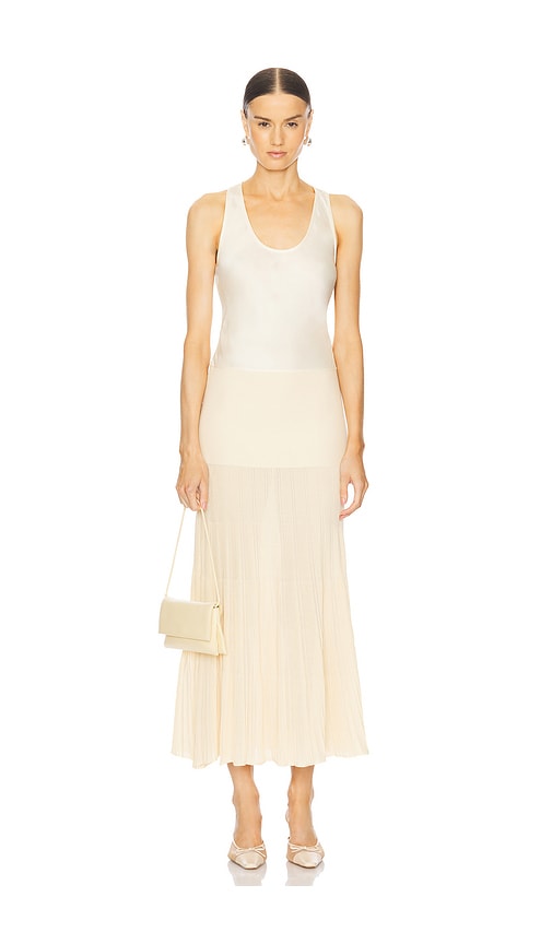 L'Academie KLEID SOLEIL in Beige. Größe XL. Also in