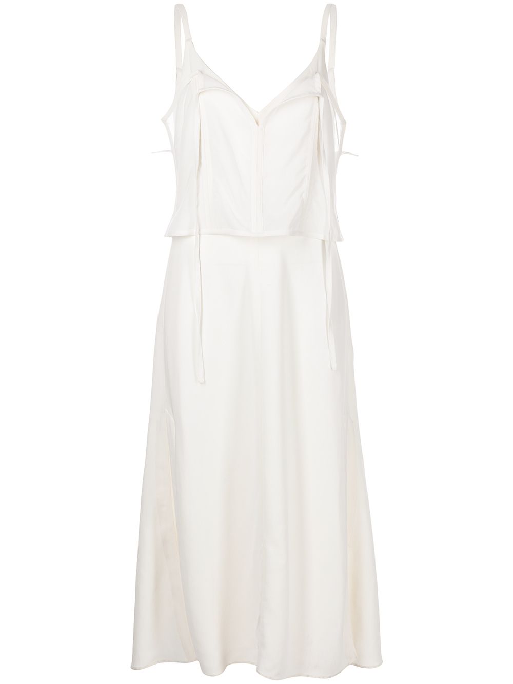 Deconstructed midi dress