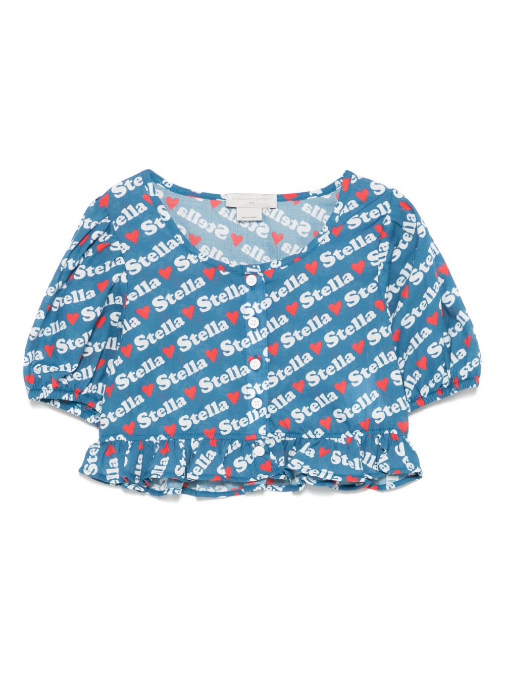 Logo-print shirt - Blue