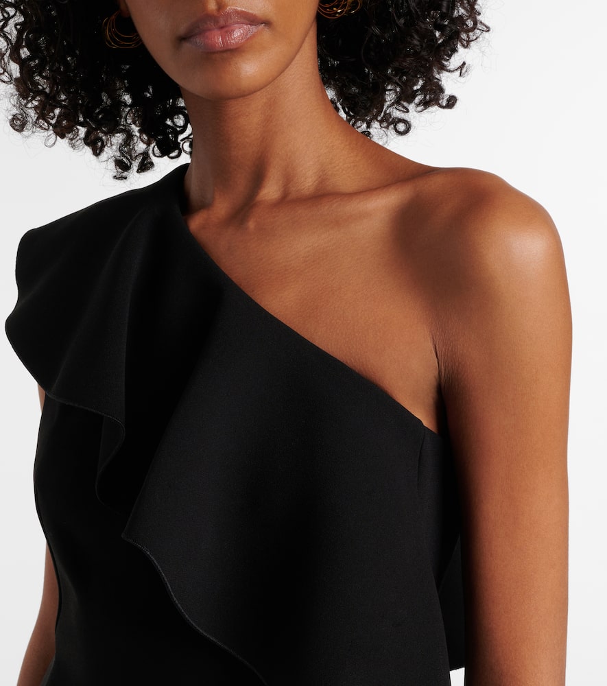 Giacomo ruffled sablé minidress