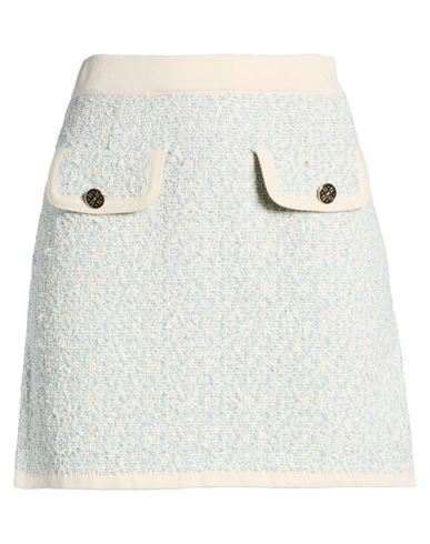 Woman Mini skirt Ivory Size 4 Cotton, Polyamide
