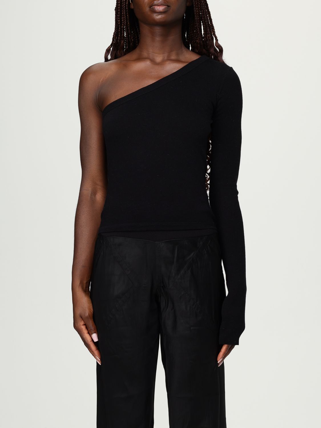 Top Woman color Black