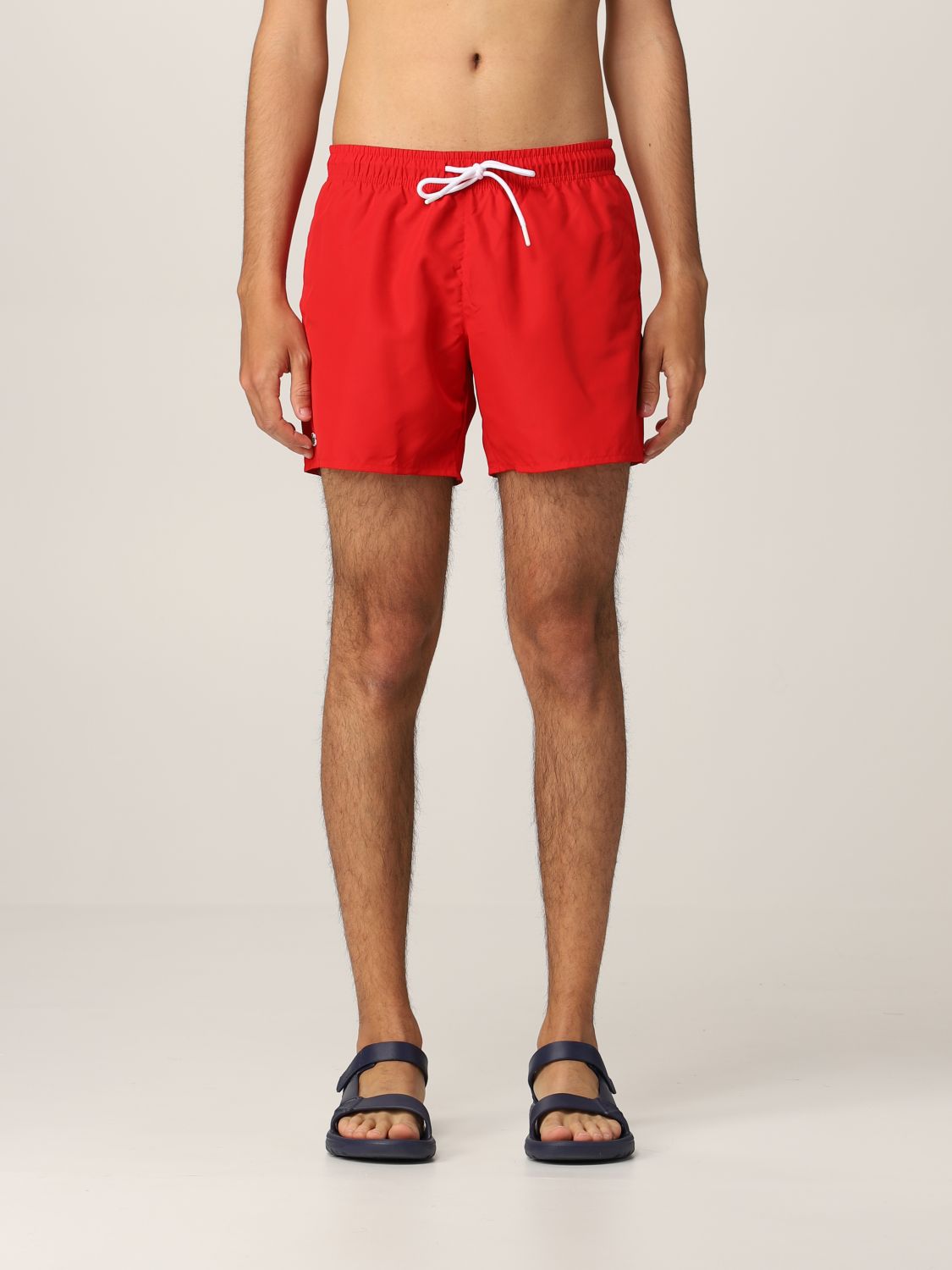 Swimsuit Men colour Red