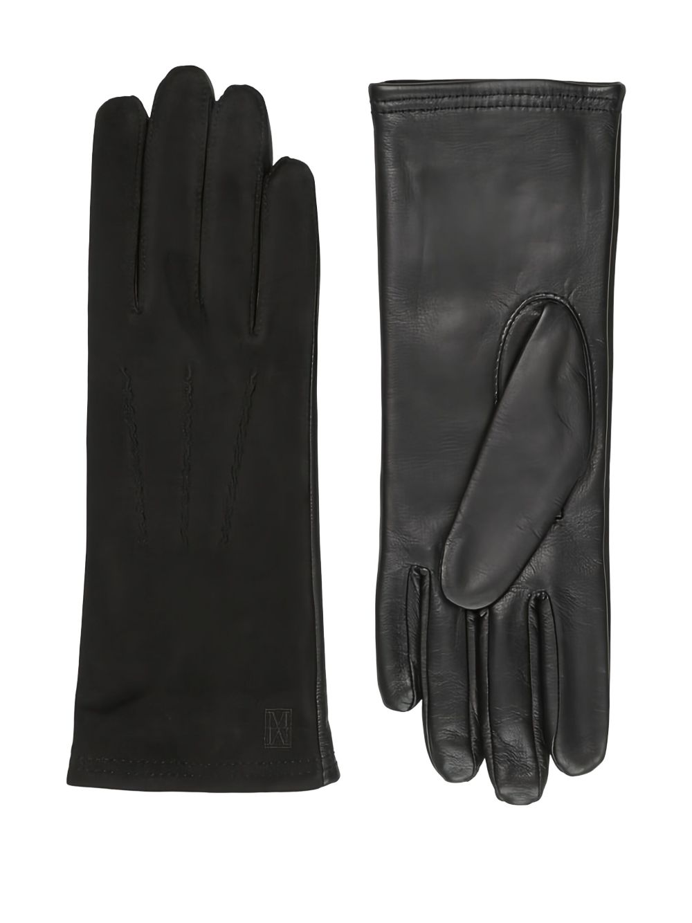 Suede gloves - Black