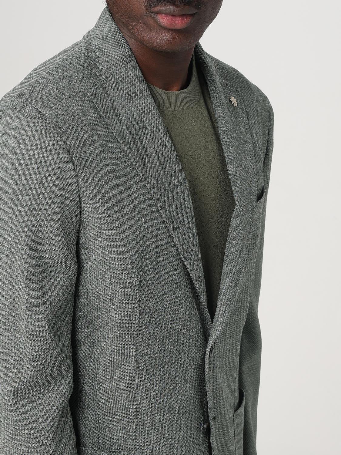 Blazer Men color Green