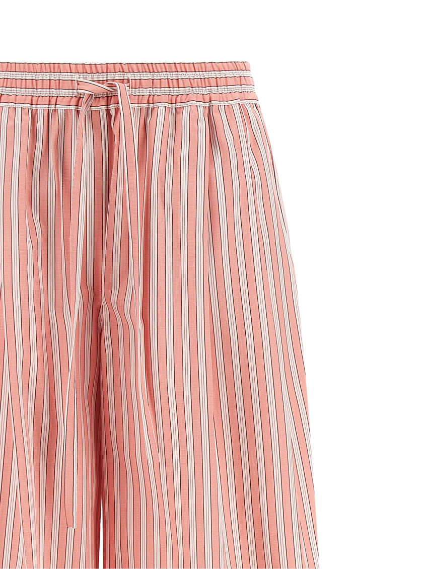 Dolce&Gabbana - high rise striped lounge pant