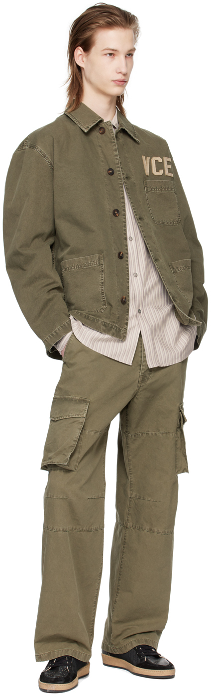 Golden Goose Purple & Gray Stripe Shirt